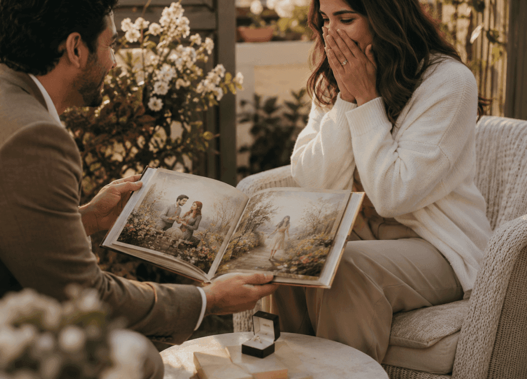 A proposal told in a story